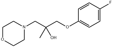 1-(4-fluorophenoxy)-2-methyl-3-(morpholin-4-yl)propan-2-ol,866154-75-8,结构式