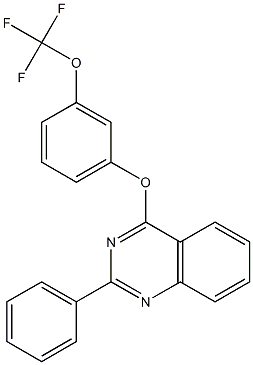 2-phenyl-4-[3-(trifluoromethoxy)phenoxy]quinazoline