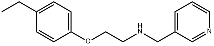 [2-(4-ethylphenoxy)ethyl][(pyridin-3-yl)methyl]amine Structure