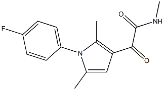 2-[1-(4-fluorophenyl)-2,5-dimethyl-1H-pyrrol-3-yl]-N-methyl-2-oxoacetamide
