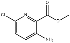 3-氨基-6-氯吡啶-2-羧酸甲酯,866807-26-3,结构式