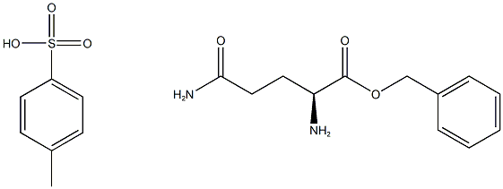 L-谷氨酰胺苄酯对甲苯磺酸盐, 87329-50-8, 结构式