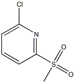 2-chloro-6-(methylsulfonyl)pyridine Structure