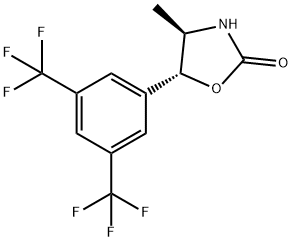 (4r,5r)-5-[3,5-bis(trifluoromethyl)phenyl]-4-methyl-1,3-oxazolidin-2-one|(4R,5R)-5- [3,5-双(三氟甲基)苯基] -4-甲基-1,3-恶唑烷-2-酮