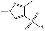 1,3-二甲基-1H-吡唑-4-磺胺,88398-53-2,结构式