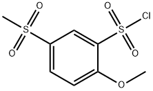 885052-33-5 5-methanesulfonyl-2-methoxybenzene-1-sulfonyl chloride