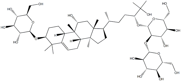 罗汉果皂苷ⅢE, 88901-37-5, 结构式