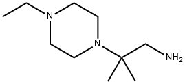2-(4-ethyl-1-piperazinyl)-2-methyl-1-propanamine(SALTDATA: FREE) Structure
