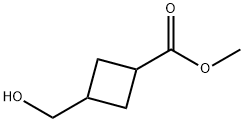 Methyl 3-(hydroxymethyl)cyclobutanecarboxylate Struktur