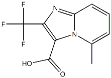 5-methyl-2-(trifluoromethyl)imidazo[1,2-a]pyridine-3-carboxylic acid Structure