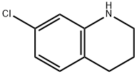 7-クロロ-1,2,3,4-テトラヒドロキノリン 化学構造式
