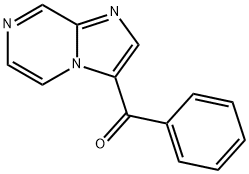 イミダゾ[1,2-A]ピラジン-3-イル(フェニル)メタノン 化学構造式