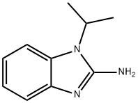 (9CI)-1-(1-甲基乙基)-1H-苯并咪唑-2-胺, 90871-47-9, 结构式