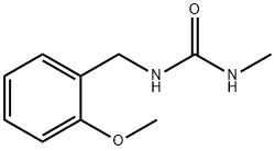 1-[(2-methoxyphenyl)methyl]-3-methylurea 结构式