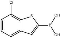 beta-(7-Chlorobenzo[b]thien-2-yl)boronic acid Struktur