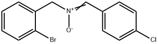 (Z)-[(2-bromophenyl)methyl][(4-chlorophenyl)methylidene]oxidoazanium 结构式