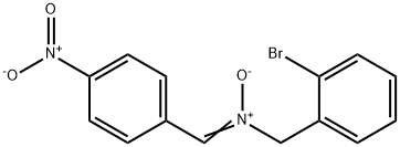 (Z)-[(2-bromophenyl)methyl][(4-nitrophenyl)methylidene]oxidoazanium Structure