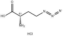 4-Azido-L-homoalanine, (S)-2-Amino-4-azidobutanoic acid hydrochloride Struktur