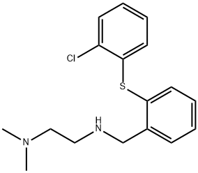 N1-(2-(2-Chlorophenylthio)Benzyl)-N2,N2-Dimethylethane-1,2-Diamine Structure