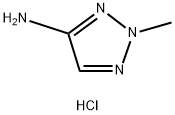 2-メチル-2H-1,2,3-トリアゾール-4-アミン塩酸塩 化学構造式