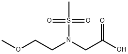 2-(N-(2-Methoxyethyl)Methylsulfonamido)Acetic Acid Structure