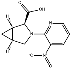 (1R,2S,5S)-3-(3-nitropyridin-2-yl)-3-azabicyclo[3.1.0]hexane-2-carboxylic acid Structure