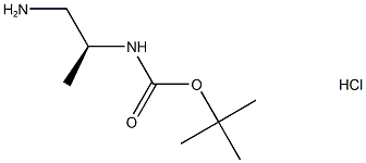 (S)-2-N-BOC-1,2-丙二胺盐酸盐, 959833-70-6, 结构式