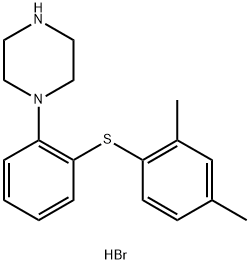 Vortioxetine hydrobromide Structure