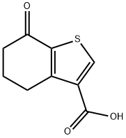 7-oxo-4,5,6,7-tetrahydro-1-benzothiophene-3-carboxylic acid(SALTDATA: FREE) Struktur