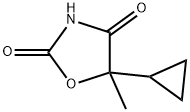 2,4-Oxazolidinedione,5-cyclopropyl-5-methyl-(6CI) Structure