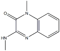 2(1H)-Quinoxalinone,1-methyl-3-methylamino-(6CI) 结构式