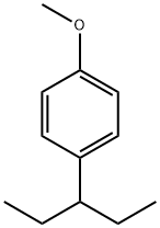 1-methoxy-4-(pentan-3-yl)benzene Struktur