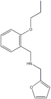 [(furan-2-yl)methyl][(2-propoxyphenyl)methyl]amine Structure