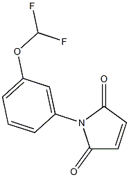 1-[3-(difluoromethoxy)phenyl]-2,5-dihydro-1H-pyrrole-2,5-dione