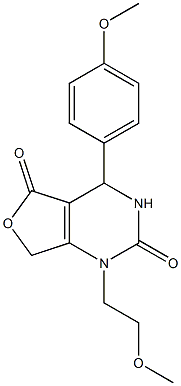  1-(2-methoxyethyl)-4-(4-methoxyphenyl)-4,7-dihydrofuro[3,4-d]pyrimidine-2,5(1H,3H)-dione