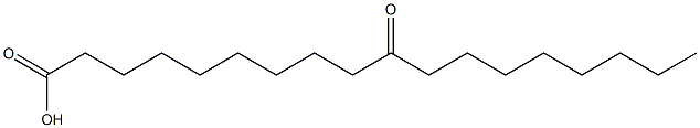 10-ケトステアリン酸 化学構造式