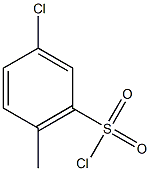 5-chloro-2-methylbenzenesulfonyl chloride Structure