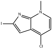 4‐chloro‐2‐iodo‐7‐methyl‐7h‐pyrrolo[2,3‐b]pyridine, 1788054-66-9, 结构式