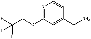 2-(2,2,2-三氟乙氧基)吡啶-4-基]甲胺,561297-93-6,结构式