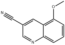 5-methoxyquinoline-3-carbonitrile Struktur