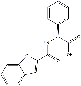 (2S)-2-[(1-benzofuran-2-yl)formamido]-2-phenylacetic acid