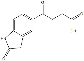 4-oxo-4-(2-oxo-2,3-dihydro-1H-indol-5-yl)butanoic acid Structure