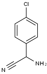 amino(4-chlorophenyl)acetonitrile Structure