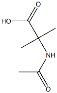 N-Acetyl-2-methylalanine Struktur