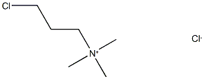 (3-Chloropropyl)-trimethylammonium chloride 化学構造式
