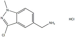 1-(3-chloro-1-methyl-1H-indazol-5-yl)methanamine hydrochloride