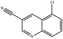 5-氯喹啉-3-甲腈, 2102411-05-0, 结构式
