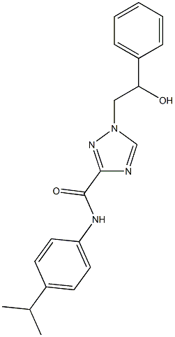 1-(2-hydroxy-2-phenylethyl)-N-(4-isopropylphenyl)-1H-1,2,4-triazole-3-carboxamide