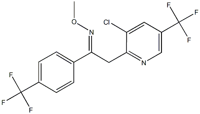 (1Z)-2-[3-chloro-5-(trifluoromethyl)pyridin-2-yl]-N-methoxy-1-[4-(trifluoromethyl)phenyl]ethanimine