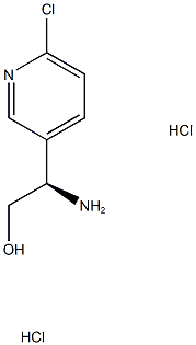 (R)-2-Amino-2-(6-chloropyridin-3-yl)ethanol dihydrochloride Structure